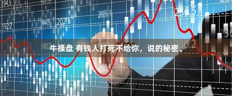 牛操盘 有钱人打死不给你，说的秘密。